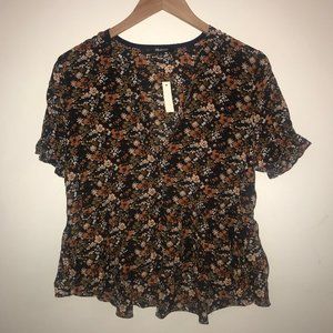 Madewell Studio Ruffle-Hem Top